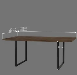 Esszimmertisch aus Recyclingholz Mango massiv - Acira