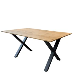 Esszimmertisch aus Wildeiche mit Schweizer Kante - Ashron