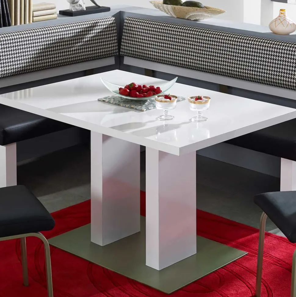 Esszimmertisch Caith in Weiß