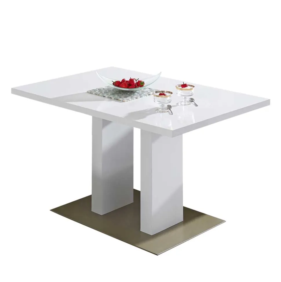 Esszimmertisch Caith in Weiß