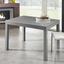 Esszimmertisch in Grau Florian ausziehbar von 120cm auf 350cm