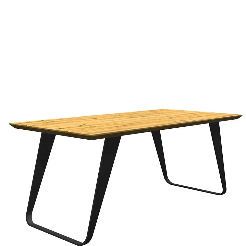 Esszimmertisch mit Schweizer Kante Eiche - Lash