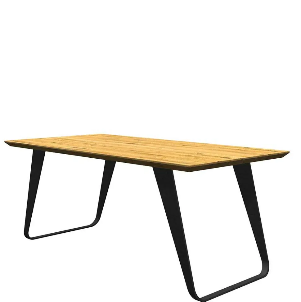 Esszimmertisch mit Schweizer Kante Eiche - Lash