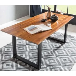 Esszimmertisch mit Stühlen im Set - Boxana (fünfteilig)