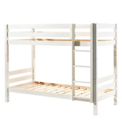 Etagebett Stockbett in Weiß lackiert - Vatros