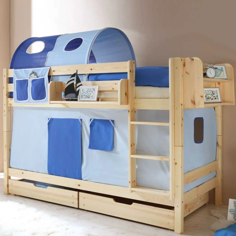 Etagenbett Lou mit Schubladen