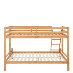 Etagenbett mit breitem Bett unten aus Kiefer - Inverness