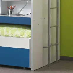 Etagenbett Musty in Blau-Weiß