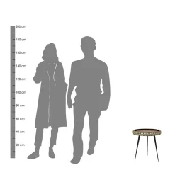 Ethno Style Beistelltisch aus Massivholz Mango - Piton