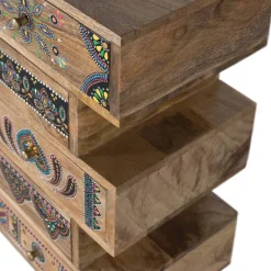 Ethno Style Design-Kommode handbemalt - Azua