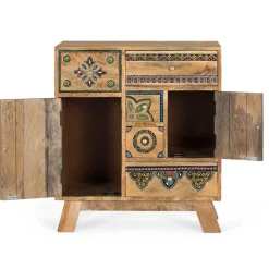 Ethno Style Kommode mit fünf Schubladen - Azua