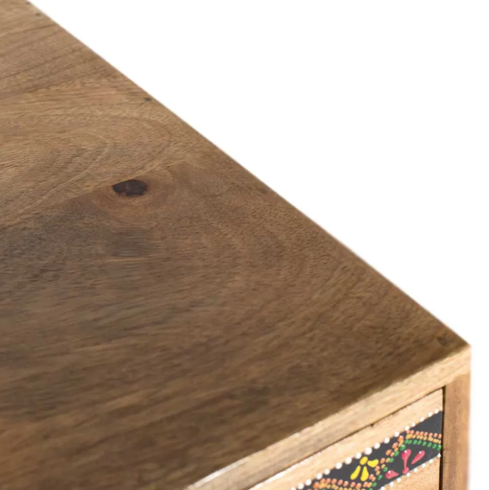 Ethno Style Kommode mit fünf Schubladen - Azua