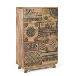 Ethno Style Schrank handbemalt - Azua