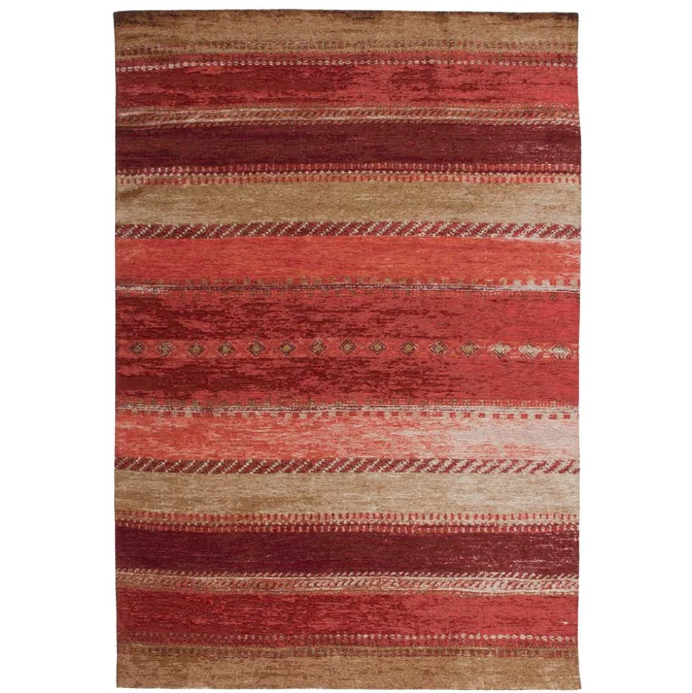 Ethno Style Teppich in Rot Beige - Bilbaos