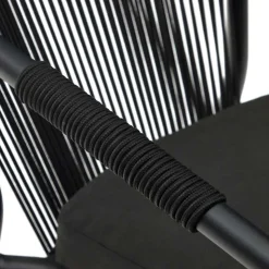 Extravagante Gartenstühle in Schwarz - Onna (4er Set)