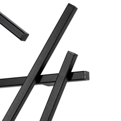 Extravagante Wandgarderobe in Schwarz - Volkma