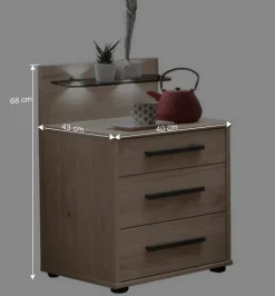 Factory Schlafzimmer Einrichtung Set - Licruva (vierteilig)