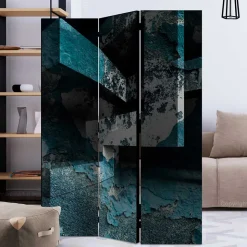 Faltbarer Raumteiler mit Foto Druck abstrakt - Zalabete