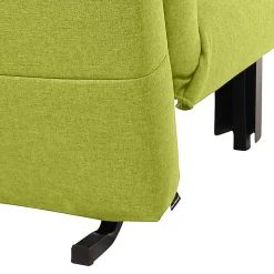 Faltcouch ohne Armlehnen in Gelbgrün - Ektuala