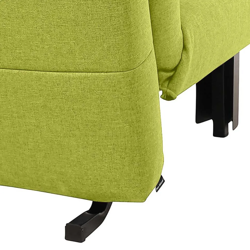 Faltcouch ohne Armlehnen in Gelbgrün - Ektuala