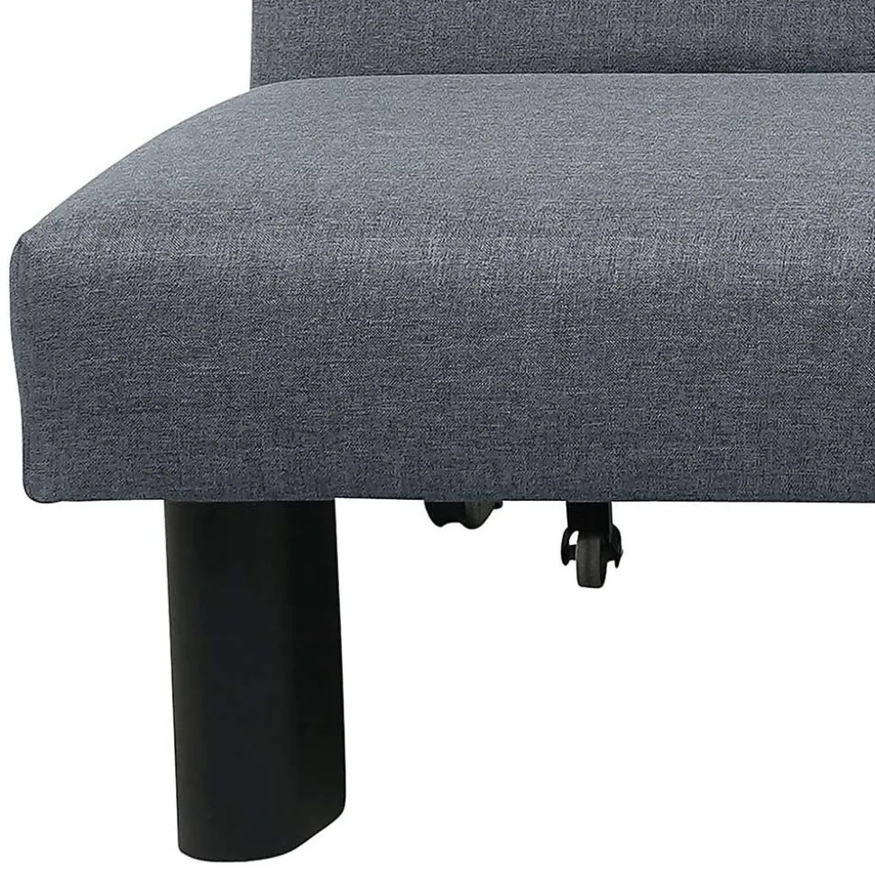 Faltsofa in Blau mit Schwarz - Florin