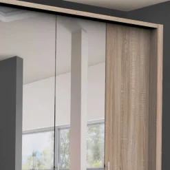 Falttüren Kleiderschrank mit Spiegel - Zayun