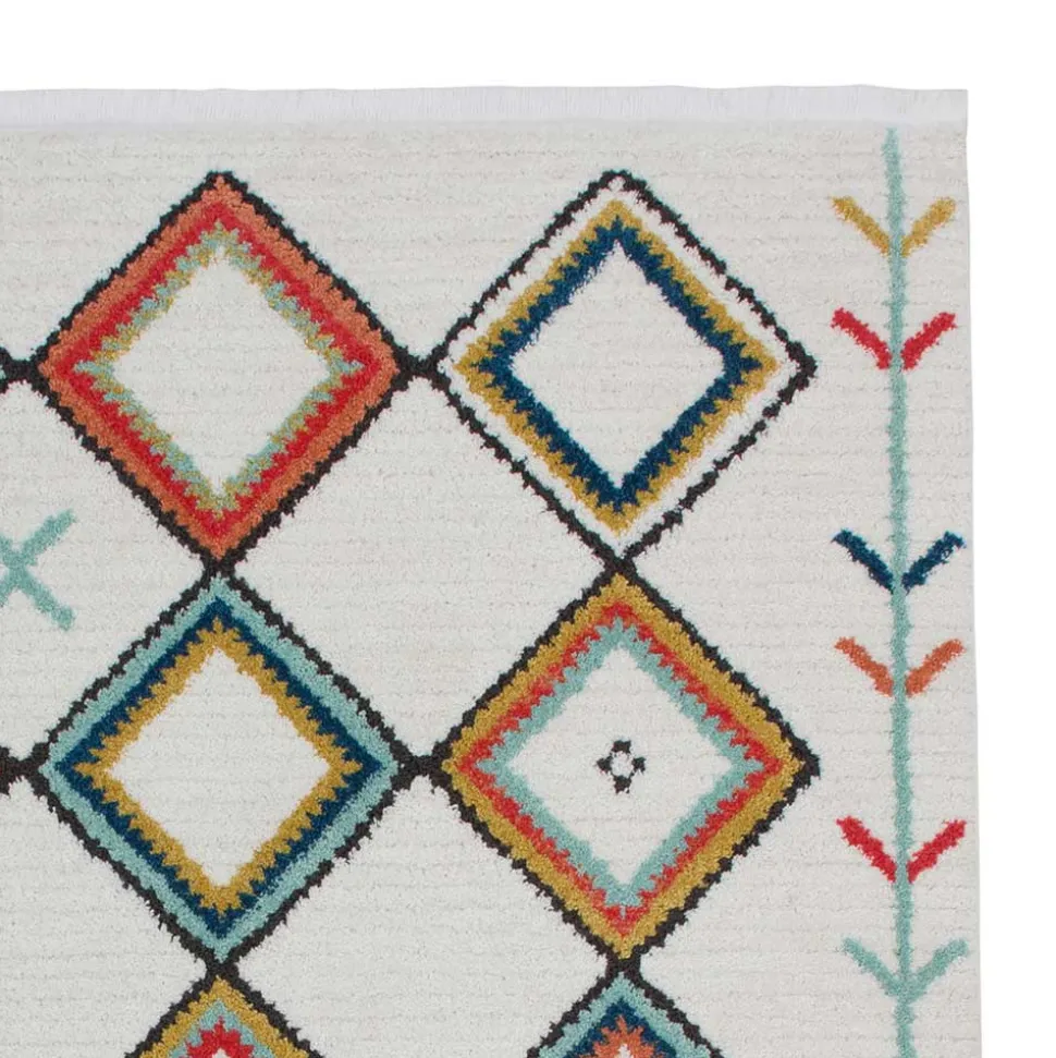 Farbenfroher Teppich im Boho Style - Lyrono