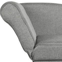 Federkern Polsterliege in Hellgrau mit Buche - Zadella