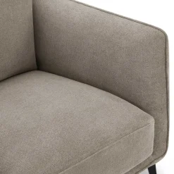 Federkernsofa in Beige Stoffbezug - Ordinia