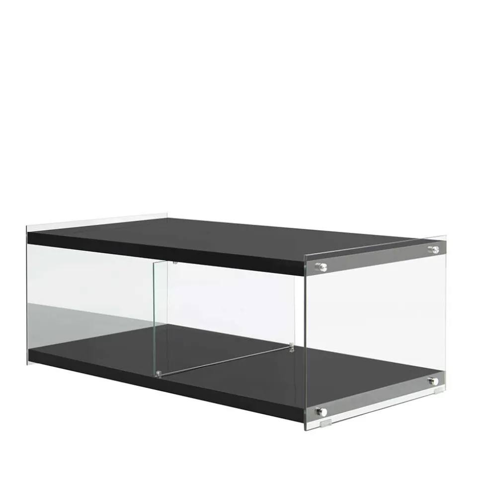 Fernseher Tisch in Schwarz MDF - Sulara
