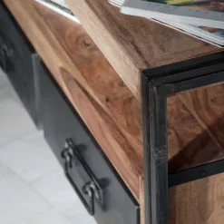 Fernsehtisch Mendoza aus Akazie Massivholz