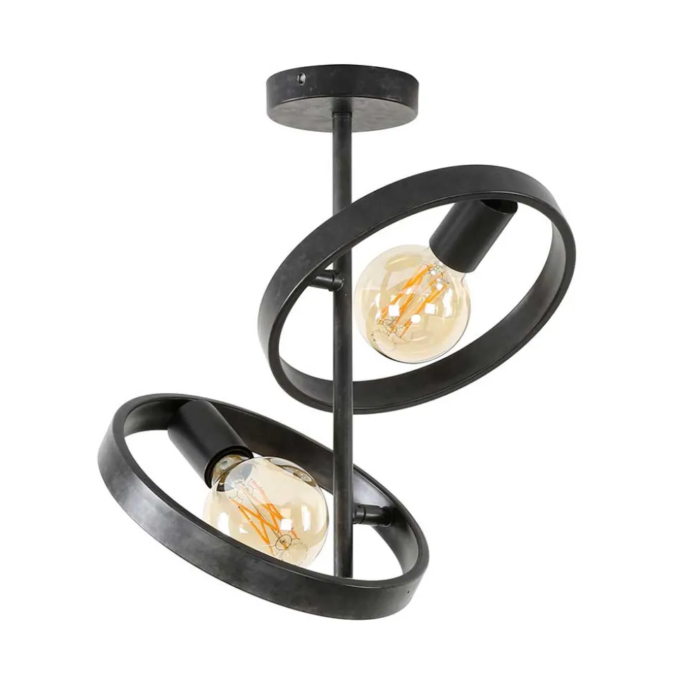 2-flammige Deckenleuchte - Industrial Style - Vorenza