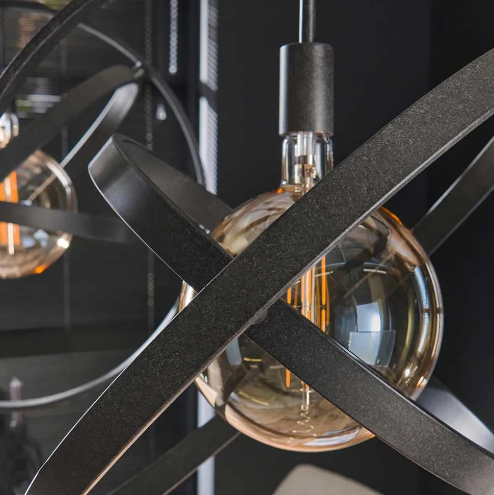 2-flammige Design Hängeleuchte aus Metall - Salines