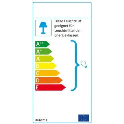 2-flammige Design Stehlampe in Messing - Lounger