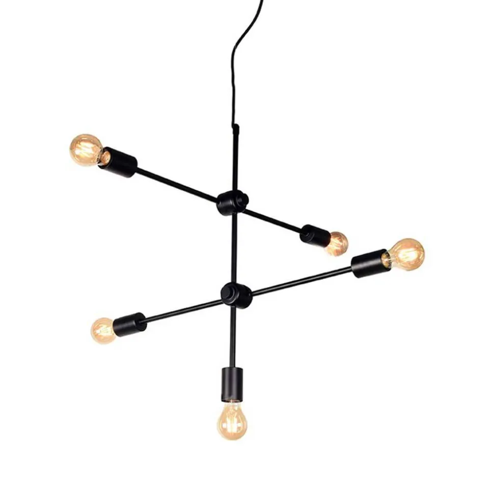 5-flammige Designleuchte minimalistisch - Ruberta