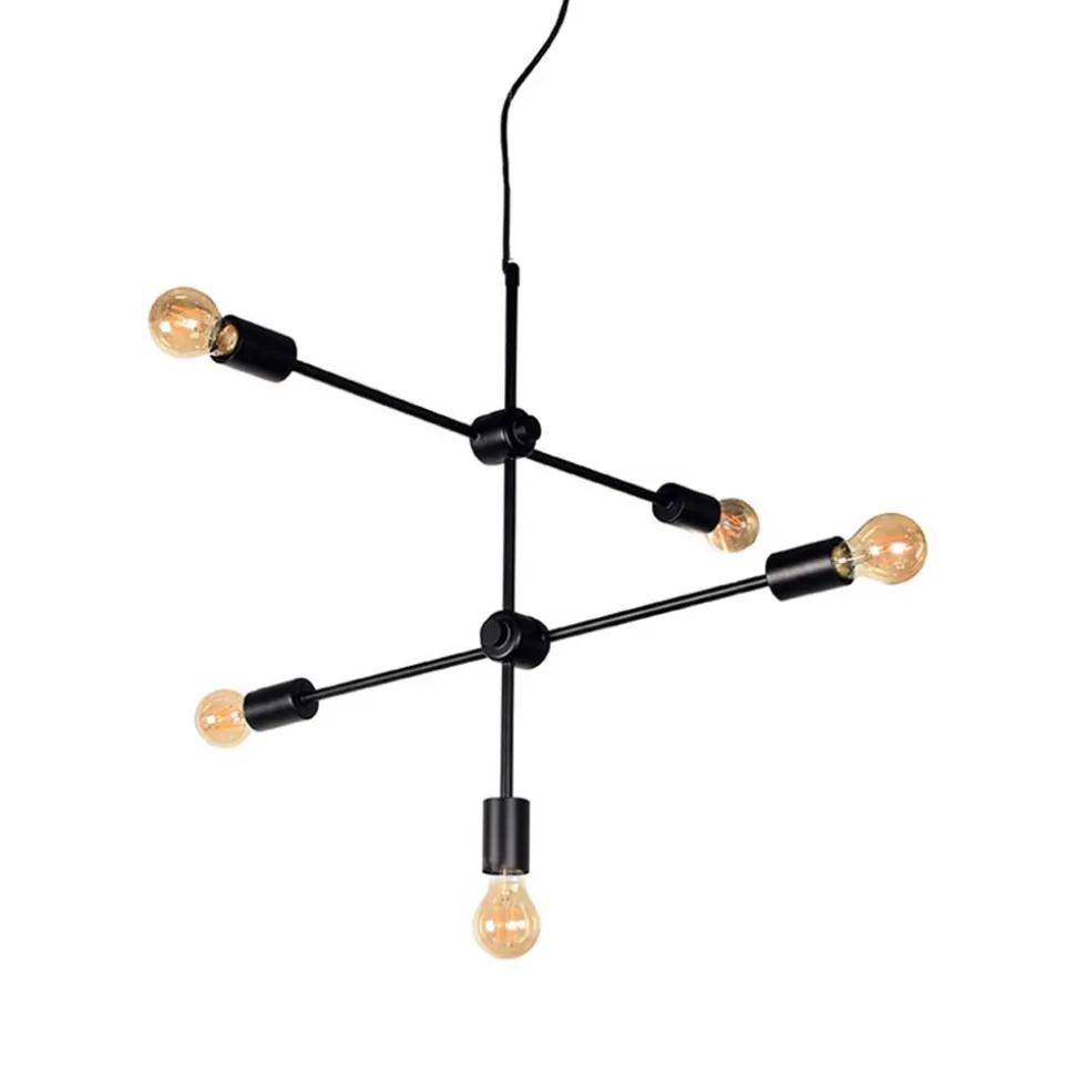 5-flammige Designleuchte minimalistisch - Ruberta