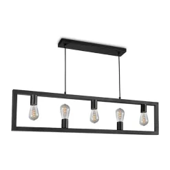 5-flammige Hängelampe im Industrial Style - Juareza