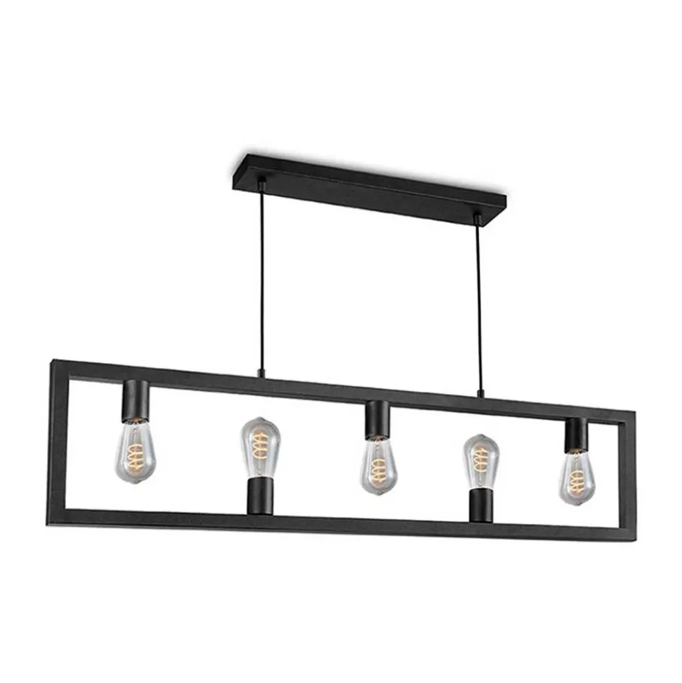 5-flammige Hängelampe im Industrial Style - Juareza