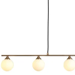 5-flammige Hängeleuchte in Messingfarben - Liselo