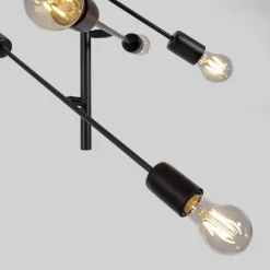 6-flammige Hängeleuchte minimalistisch - Evyla