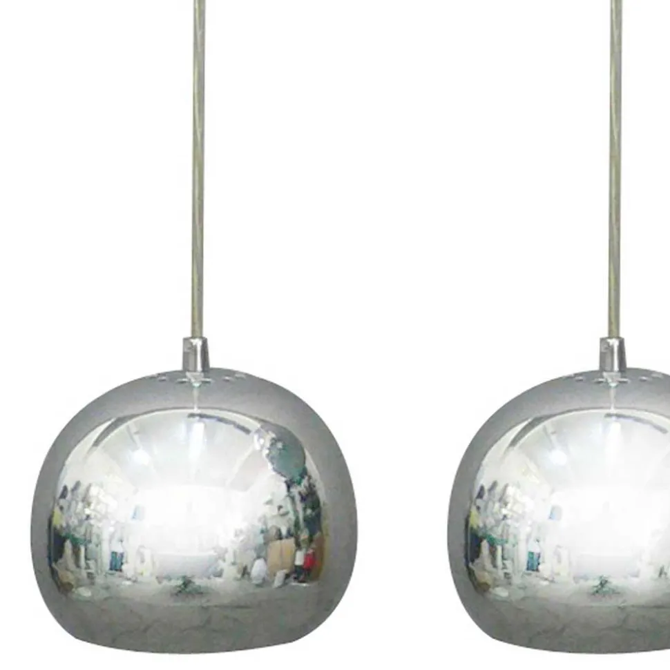 3-flammige Tisch Hängelampe in Chrom - Corrientes