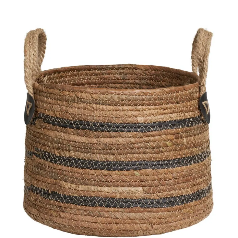 Flechtkorb Set aus Bananenblatt - Avocado (zweiteilig)