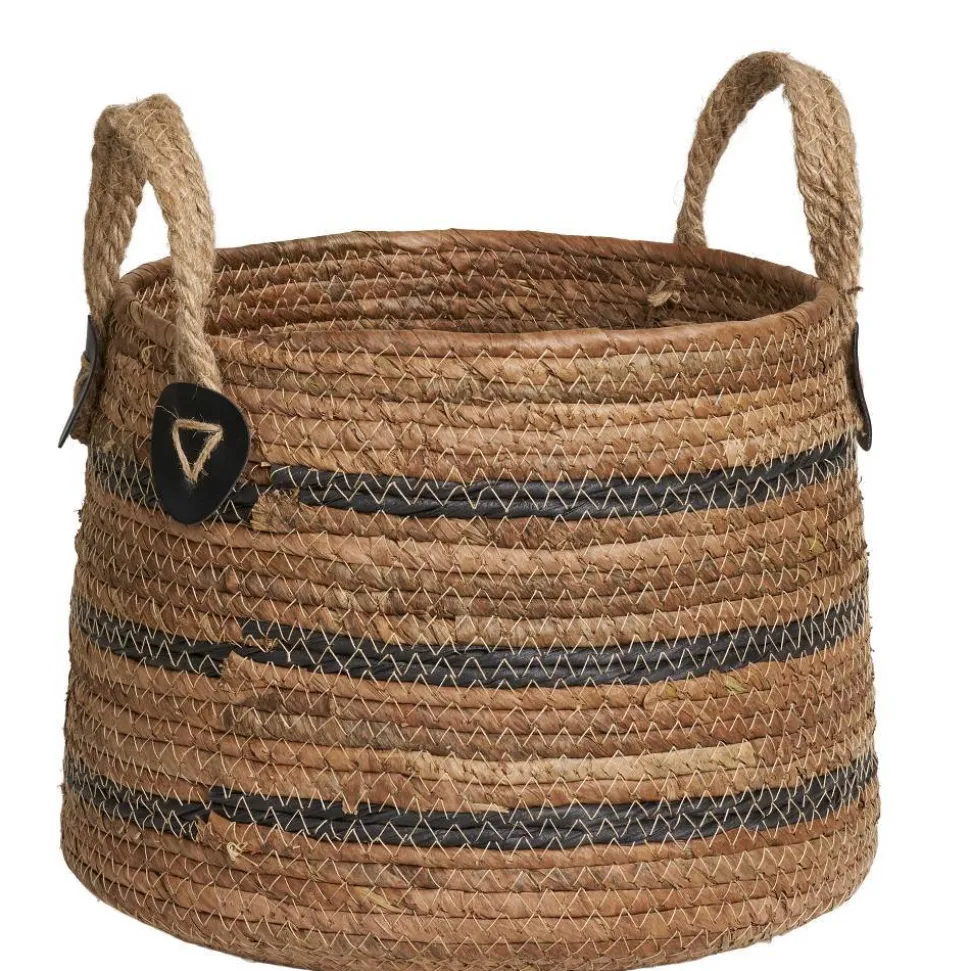 Flechtkorb Set aus Bananenblatt - Avocado (zweiteilig)