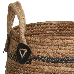 Flechtkorb Set aus Bananenblatt - Avocado (zweiteilig)