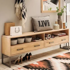 Flur Garderobe & Spiegel & Bank - Dulciana (dreiteilig)