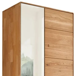 Flur Garderobenschrank aus Wildeiche Massivholz - Darcona