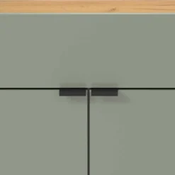 Flur Hängeschrank & Garderobe & Spiegel - Point (dreiteilig)