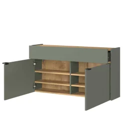 Flur Hängeschrank & Garderobe & Spiegel - Point (dreiteilig)