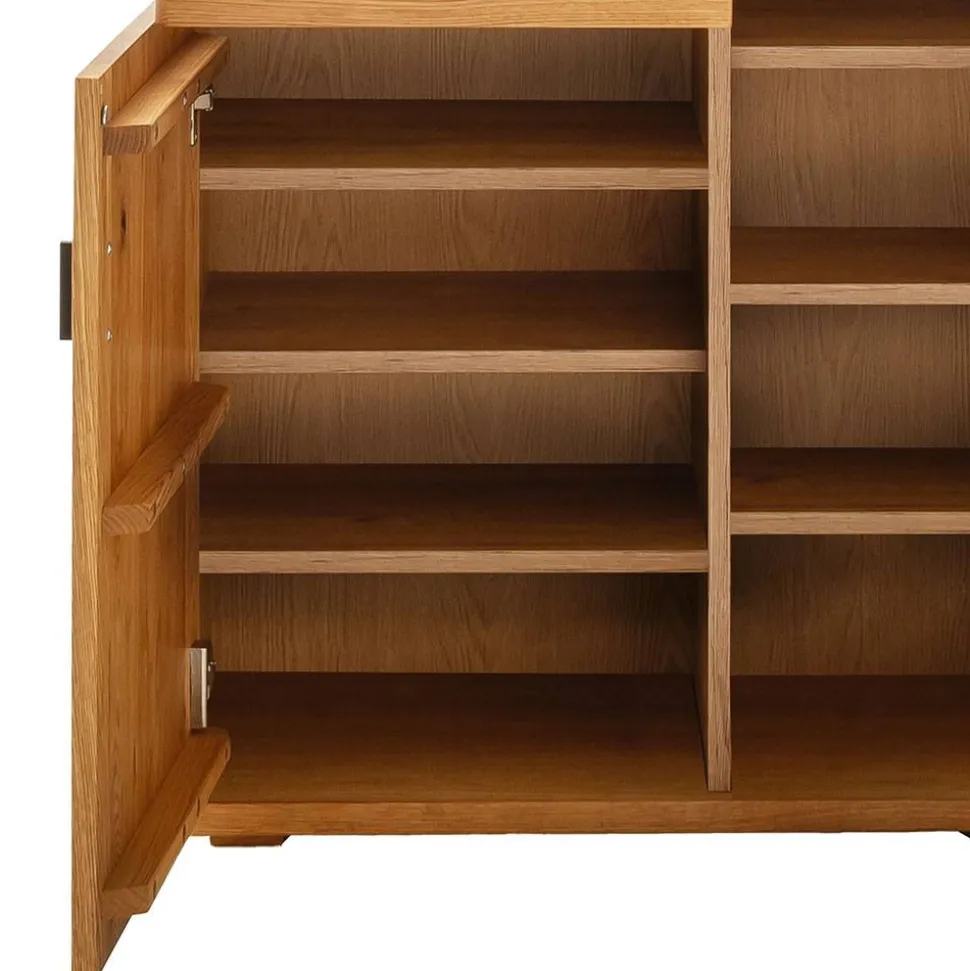 Flur Hochkommode aus Balkeneiche Massivholz - Robats