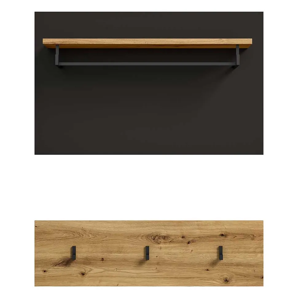 Flur Kompletteinrichtung Möbelset - Norja (sechsteilig)